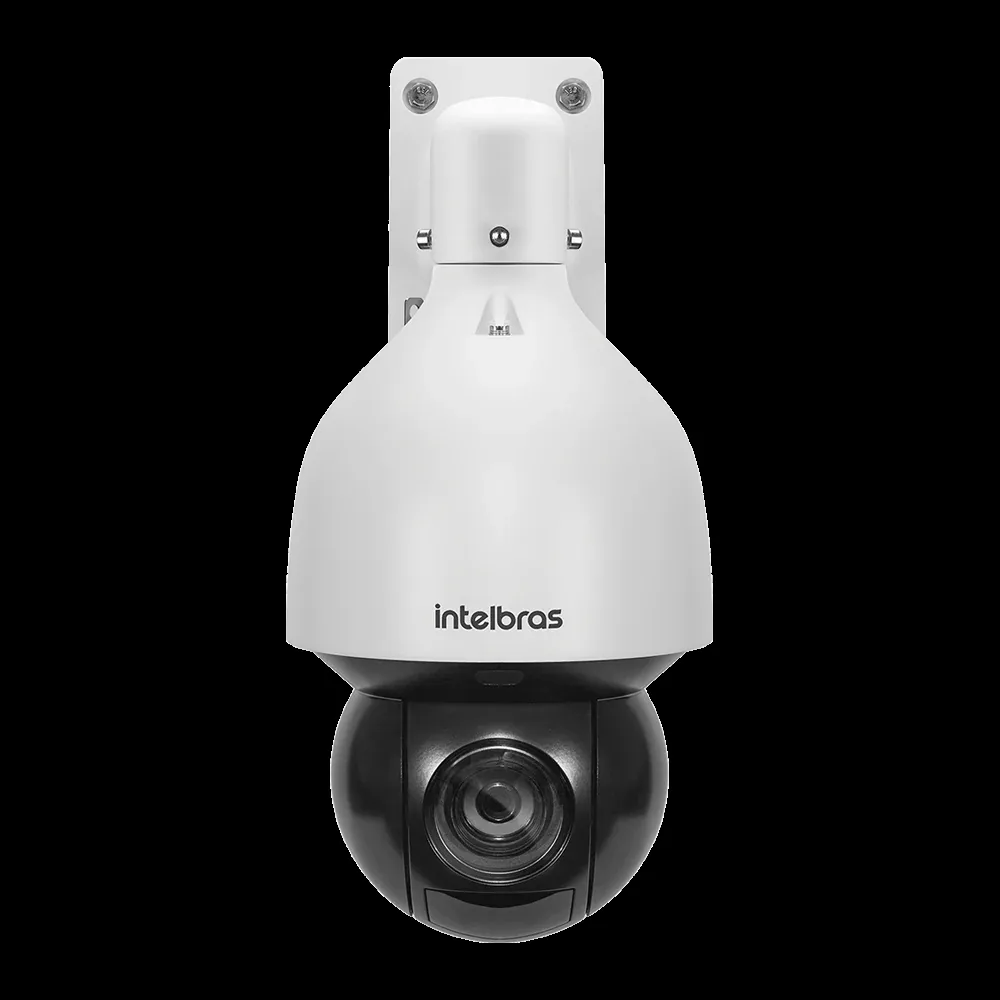 Câmera speed dome PTZ Intelbras para cobertura de perímetro de condomínio
