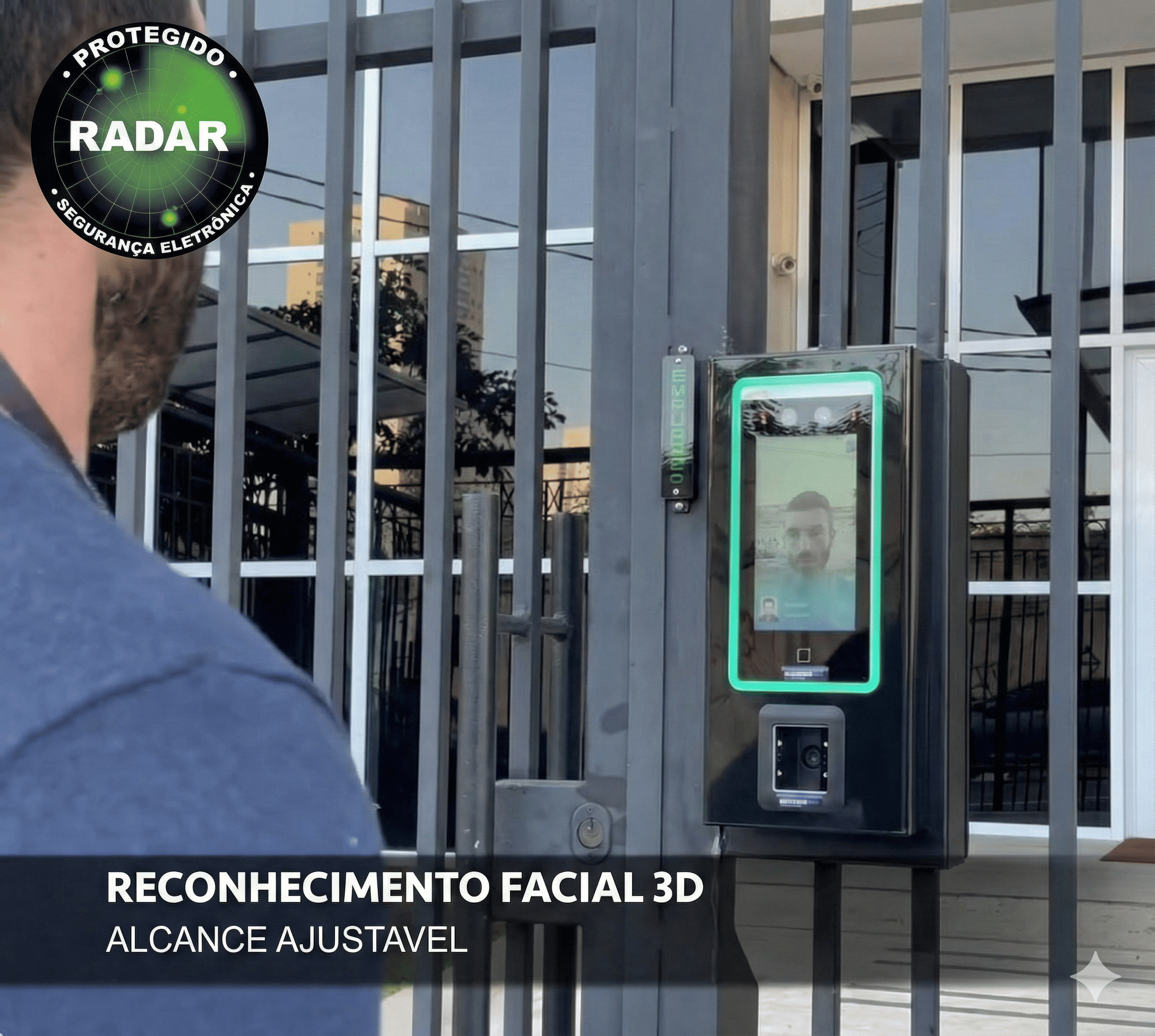 Instalação de controle de acesso facial em condomínio na Savassi, BH