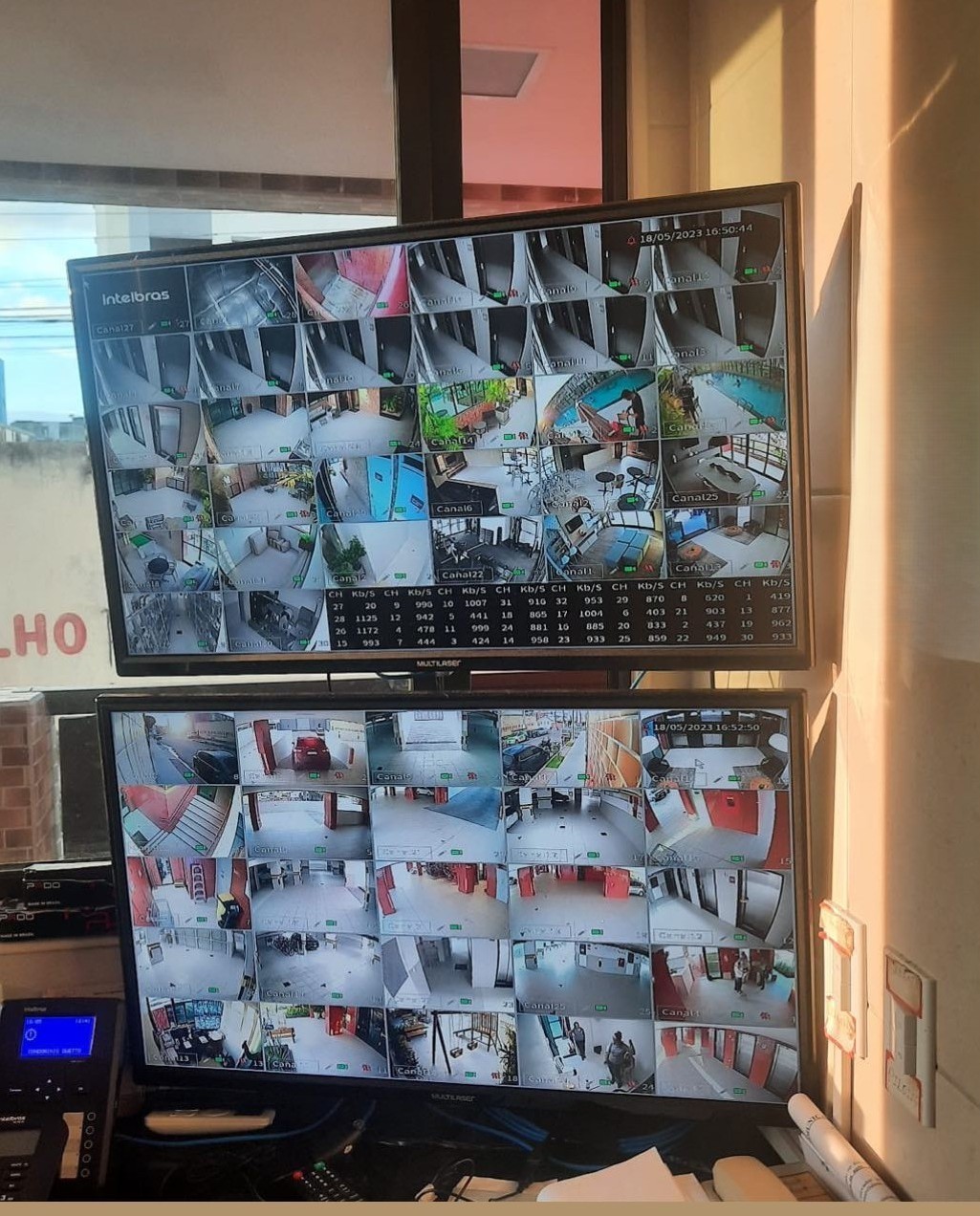 Câmeras e alarme em indústria no Eldorado - Projeto Radar Contagem